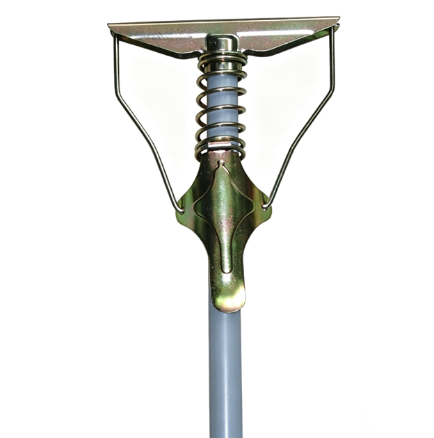 C602.3047.1  Metal Spring Mop Gripper With Vinyl Coated Metal Handle